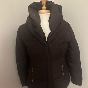 Michael Kors Dark Brown Puffer Jacket